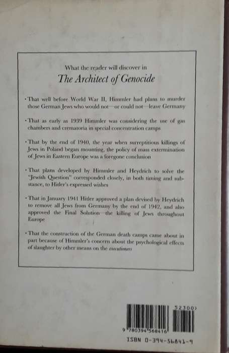 The Architect of Genocide - Richard Breitman
