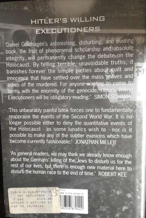 Hitler`s Willing Executioners - Daniel Jonah Goldhagen