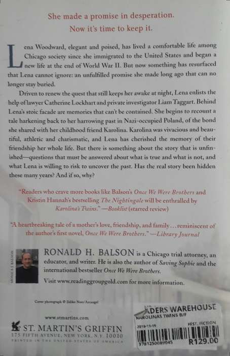 Karolina`s Twins - Ronald H Balson