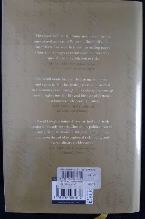 No More Champagne: Churchill & His Money - Author: David Lough