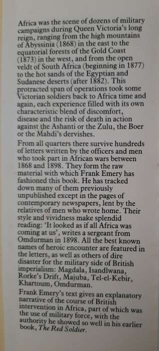 Marching Over Africa: Letters from Victorian Soldiers  - Author: Frank Emery