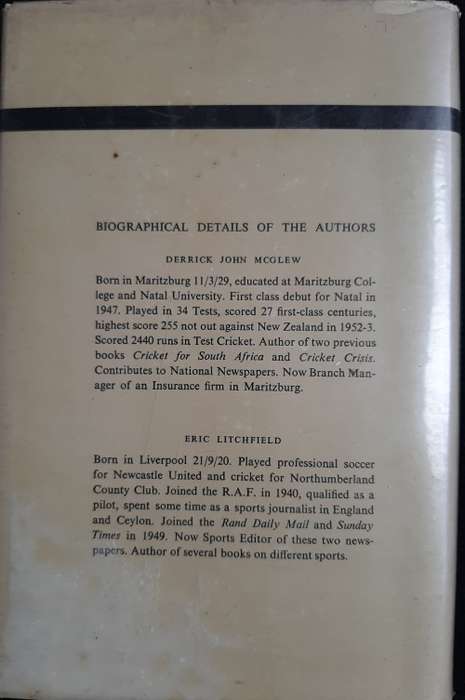 Six for Glory: Australian 1966-67 Tour - Author: D.J. McGlew