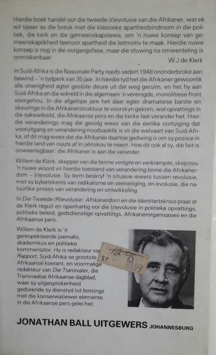Die Tweede (R)evolusie - Willem de Klerk