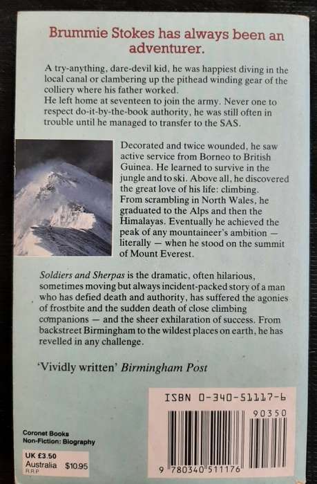 Soldiers & Sherpas: A Taste for Adventure By Brummie Stokes