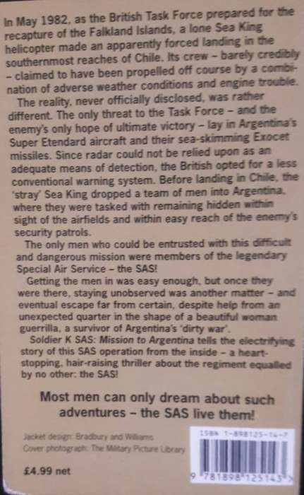 Soldier K - SAS - Mission To Argentina