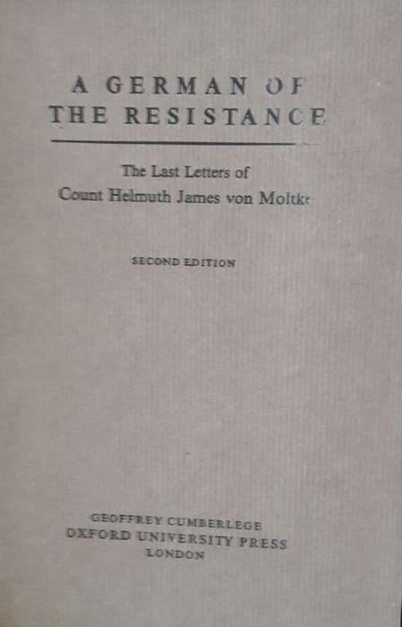 A German Of The Resistance - Geoffrey Cumberlege