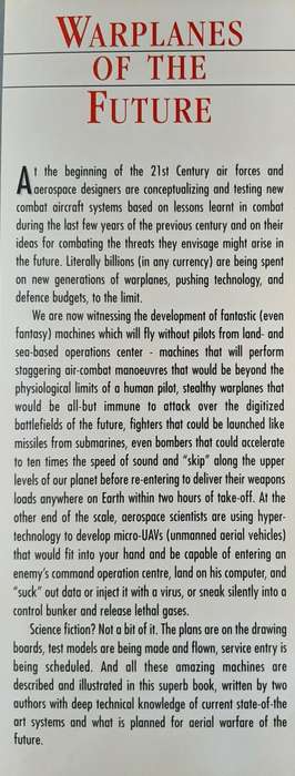 Warplanes of the Future By David Oliver & Mike Ryan
