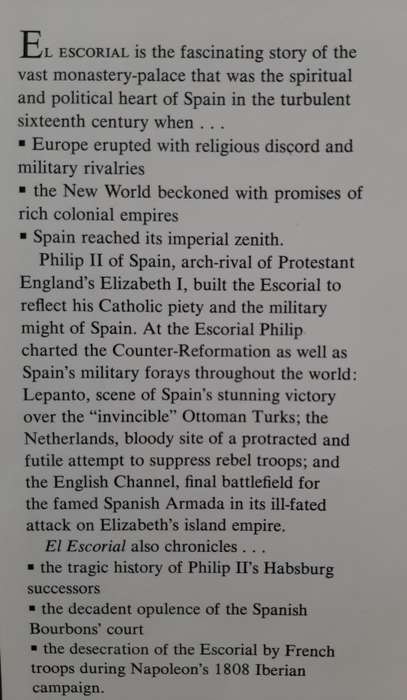 El Escorial By By Mary Cable & the Editors of the Newsweek Book Division