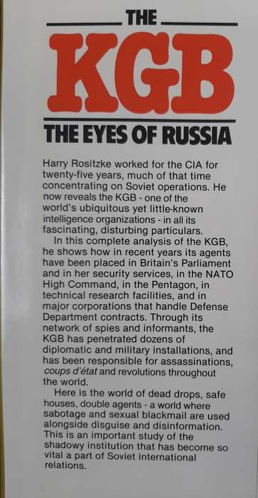 The KGB: The Eyes of Russia By Harry Rositzke