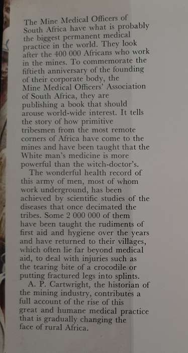 Doctors of the Mines By A.P. Cartwright