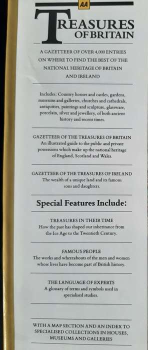 Treasures of Britain And Treasures of Ireland - Edited by Drive Publications Limited