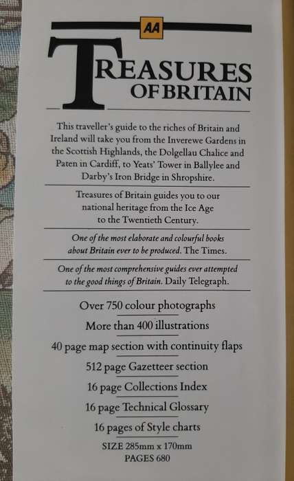 Treasures of Britain And Treasures of Ireland - Edited by Drive Publications Limited