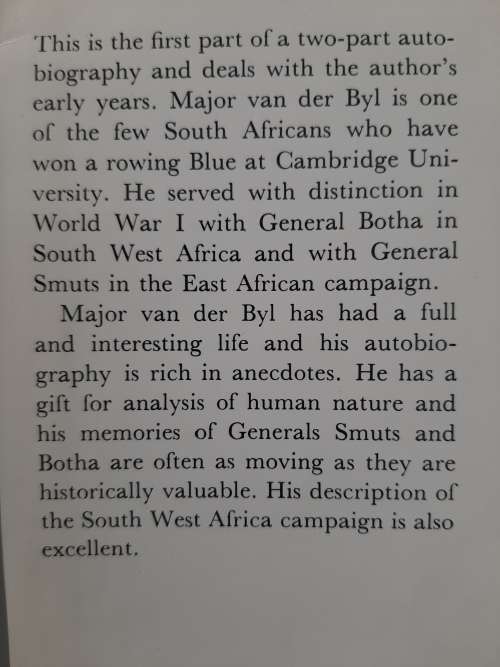 From Playgrounds to Battlefields By Piet van der Byl