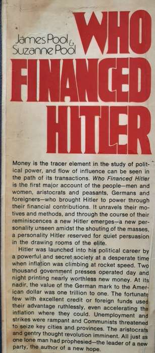 Who Financed Hitler By James Pool & Suzanne Pool