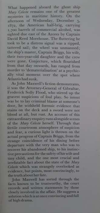The Mary Celeste By John Maxwell