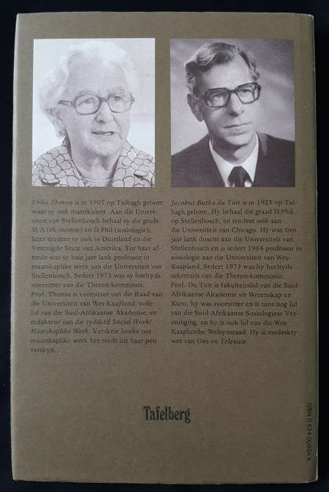 Kortbegrip van die Theron-verslag by Erika Theron & J.B. du Toit