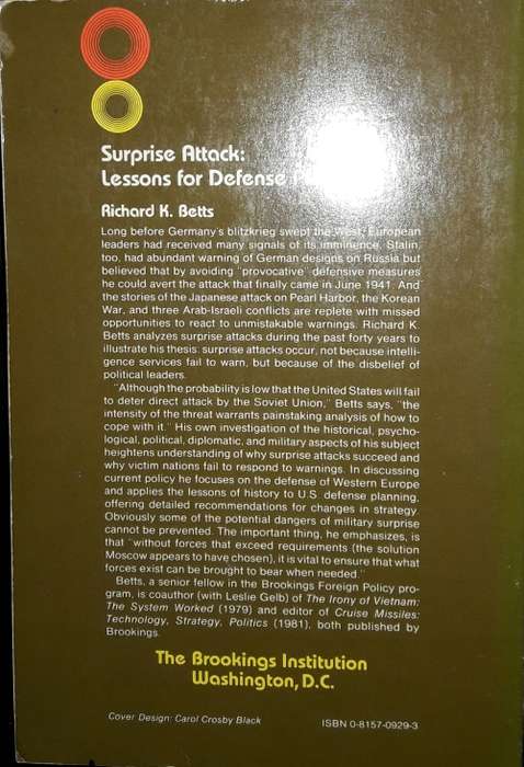 Surprise Attack - Richard K Betts