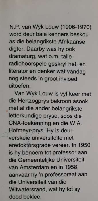 Die mooiste van Van Wyk Louw by Peter Louw