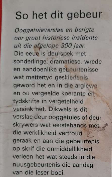 So Het Dit Gebeur by Hans Dieter Müller, Louis L.Snyder & Richard B.Morris