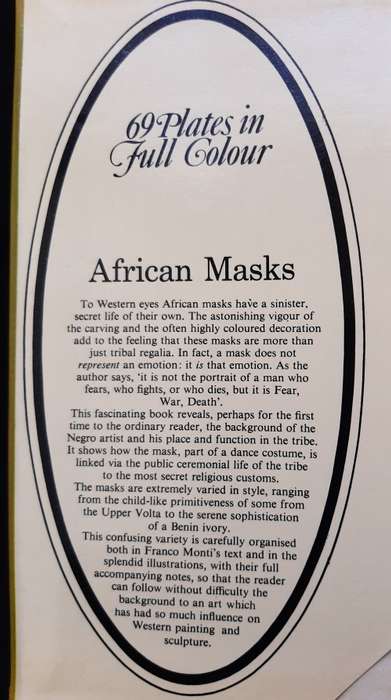 African Masks by Franco Monti