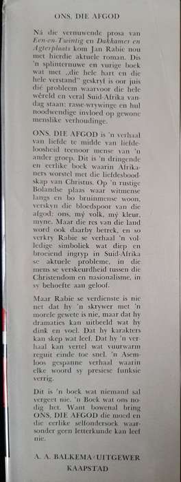 Ons, Die Afgod by J.S. Rabie