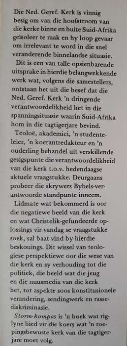 Storm-Kompas by Prof. Nico J. Smith, Dr. F.E. O`Brien Geldenhuys & Dr. Piet Meiring