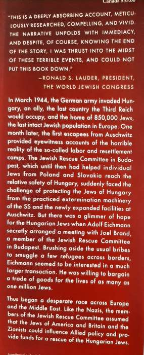 Emissary of the Doomed: Bargaining for lives in the Holocaust by Ronald Florence