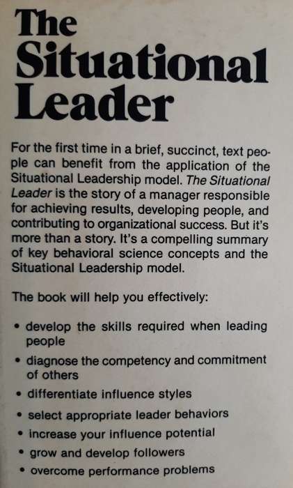 The Situational Leader...The other 59 minutes... by Dr. Paul Hersey