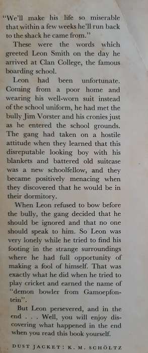 Leon at Clan College by Topsy Smith