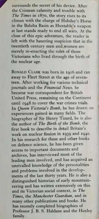 Queen Victoria`s Bomb by Ronald Clark