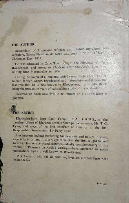 Bundu Briefs - Plewman De Kock SIGNED