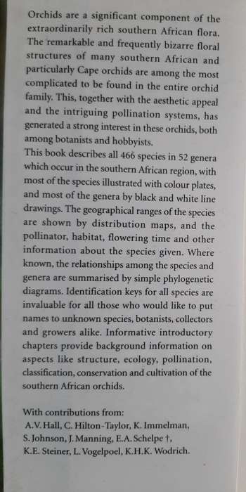 Orchids of Southern Africa by H.P. Linder & H. Kurzweil