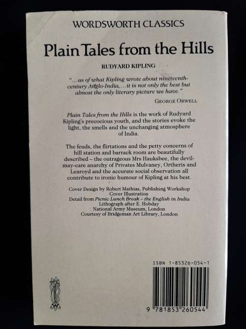 Plain Tales from the Hills by Rudyard Kipling