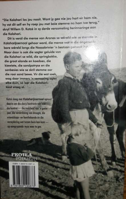 Kalaharijoernaal - Willem D Kotze