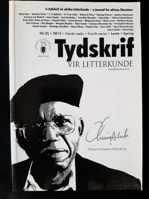 Tydskrif vir Letterkunde by Chinua Achebe(1930-2013)