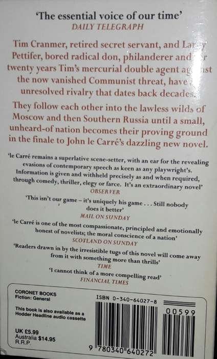 Our Game - le Carre