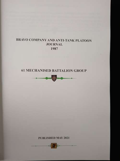 Bravo Company & Anti-Tank Platoon 1987 by Dawid Lotter