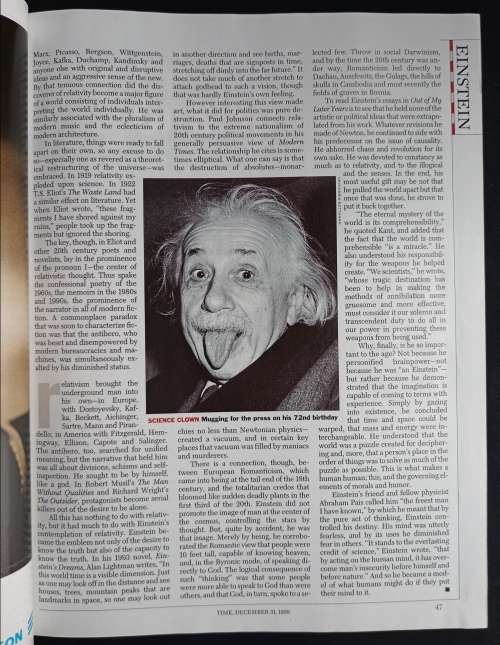 Time: Person of the Century - Albert Einstein