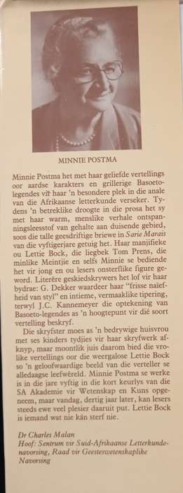Lettie Bock beland in die omnibus by Minnie Postma