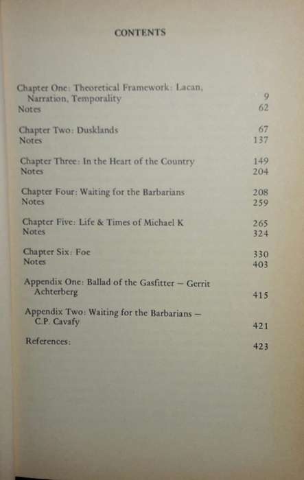 The Novels of J M Coetzee - Teresa Dovey