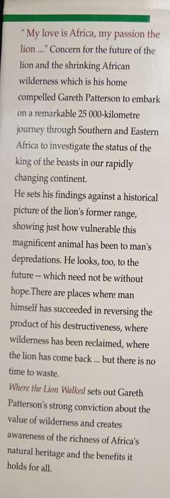 Where the Lion Walked by Gareth Patterson