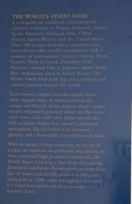 The Worlds Finest Food -Recipes by Ann Creber, Country Text by Elisabeth King