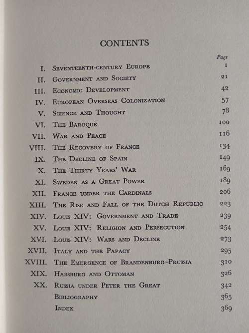 Seventeenth Century Europe by L.W. Cowie