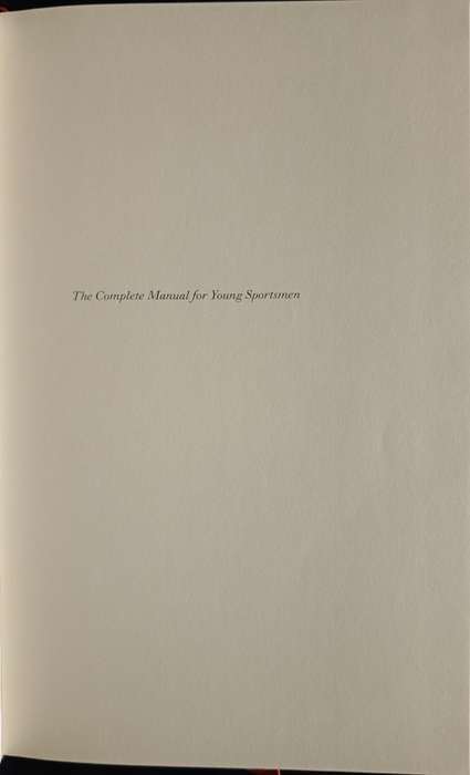 The Complete Manual for Young Sportsmen by Frank Forester