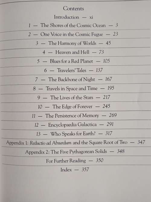 Cosmos by Carl Sagan