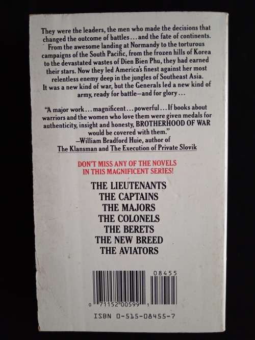 Brotherhood of War: The Generals: Book VI by W. E. B. Griffin