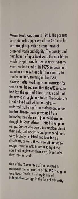Mbokodo - Inside MK: Mwezi Twala-A Soldier`s Story by Mwezi Twala & Ed Benard