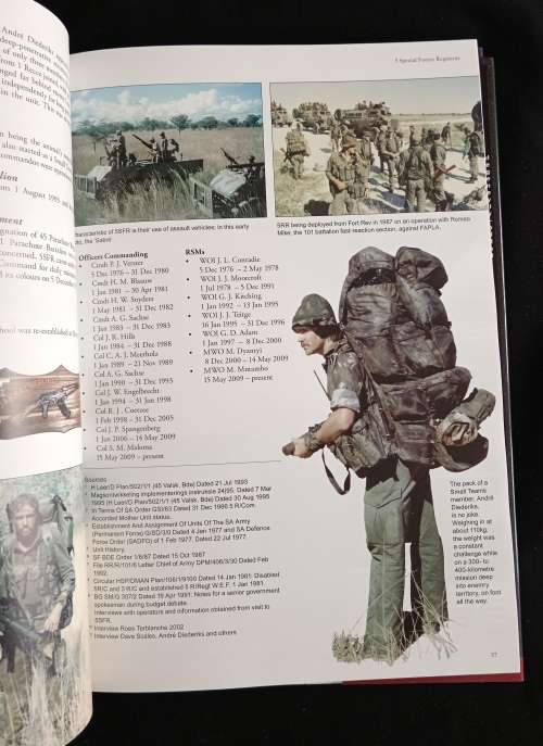 `Recce` : A Collector`s Guide to the History of the S.A.S.F. By P.Matthysen, M.Kalkwarf & M.Huxtable