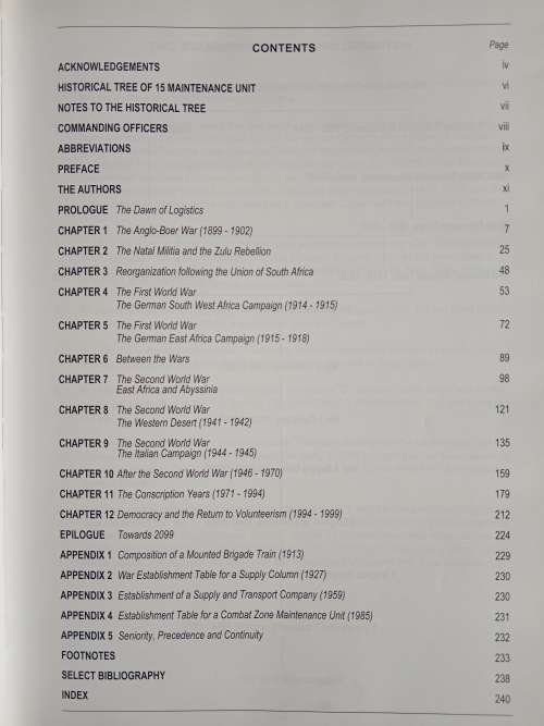Through Desert, Veld & Mud: The History of 15 Maintenance Unit 1899-1999 by H.R. Paterson & M. Levin