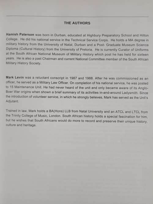 Through Desert, Veld & Mud: The History of 15 Maintenance Unit 1899-1999 by H.R. Paterson & M. Levin
